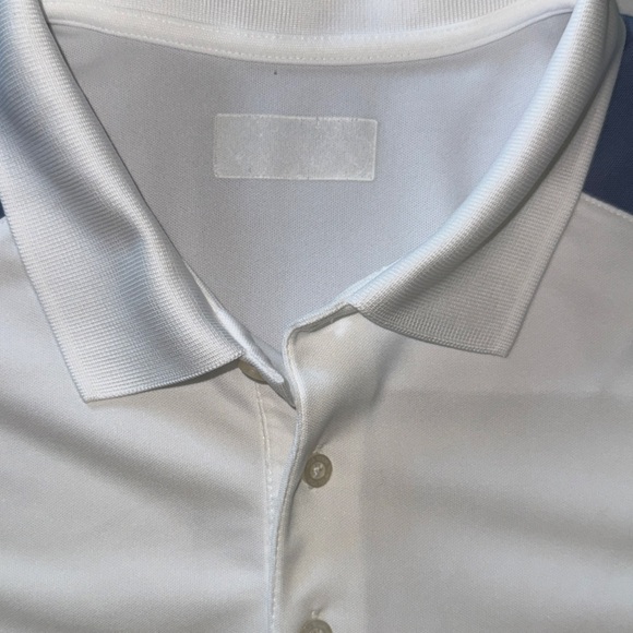 PGA TOUR White & Blue Golf Polo Shirt XL - Picture 7 of 7